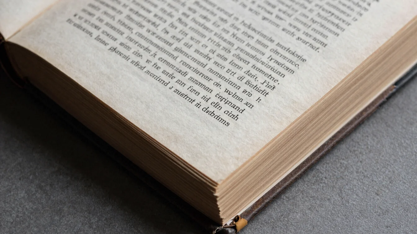 Overhead studio still-life of a third epic fantasy hardback with